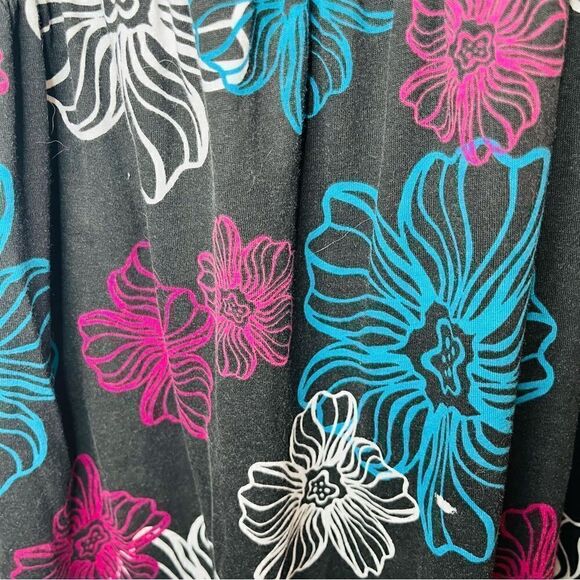 So Floral Strappy Ruffle Tiered Sun Dress Maxi Smocked Bodice Black Girls 16 - Picture 5 of 10